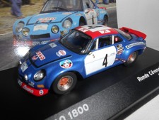 ALPINE RENAULT A110 1800 N°4 DE LA RONDE CEVENOLE DE 1974  1/43ème