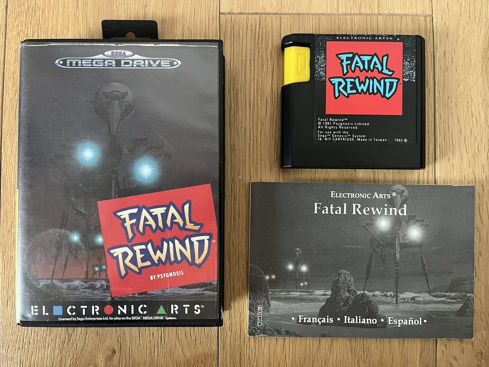 FATAL REWIND (COMPLET - SEGA MEGADRIVE)