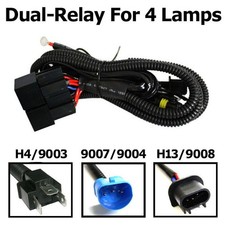 35w 55w Xenon Headlamp Kit Dual-relay Wiring Harness For Hilo Headlight Fog Drl 35w 55w Xenon Headlamp Kit Dual-relay Wiring Harness For Hilo Headlight Fog Drl
