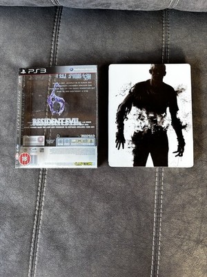 Resident Evil 6 Steelbook Edition PS3 PlayStation 3 Video Game Mint Condition