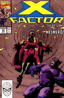 X-Factor (1986) #  55 (8.0-VF) Mesmero, Mike Mignola cover 1990