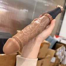Thrusting Realistic Dildo Vibrator Telescopic Heated Sex Machine G-Spot Sex Toy
