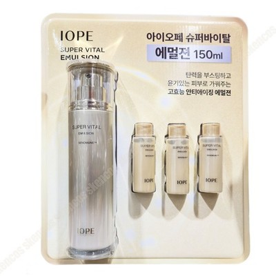 IOPE Super Vital Emulsion 150ml + 18ml x 3-6.Generation - Anti-Aging/Falten