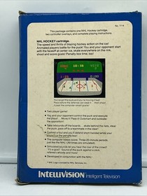 Intellivision Game Lot of 7 w/ Boxes - NFL, MLB, NHL, Skiing, Golf, Bowling +1