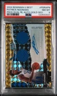 2024-25 Bowman U Best #PDRA-PN Patrick Ngongba Dual Relic Auto; Gold #2/50; PSA8