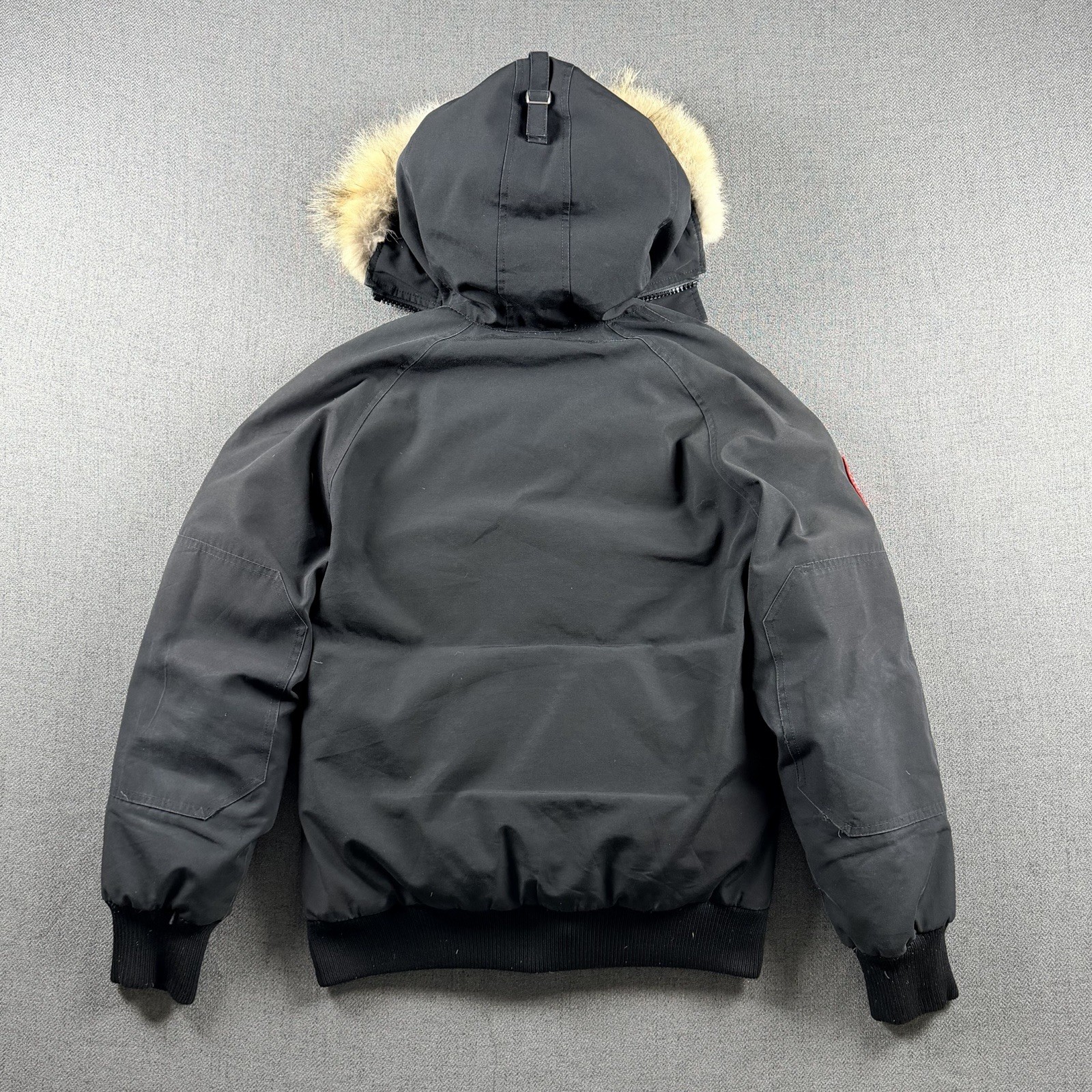 Canada Goose Chilliwack Bomber Black Fur Hood Men’s Size XS Fits S Down Jacket thumbnail 3