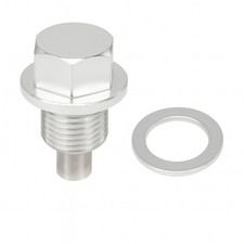 Engine Oil Sump Drain Bolt Silver for Honda CBR 250 R 2011-2014