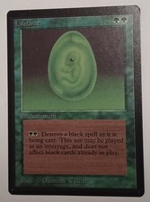 Magic the Gathering MTG Beta Lifeforce NM