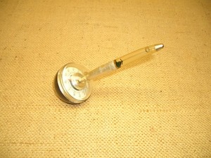 VTG BELL TELEPHONE SYSTEMS MECHANICAL PENCIL DESK THERMOMETER FLOATING BELL
