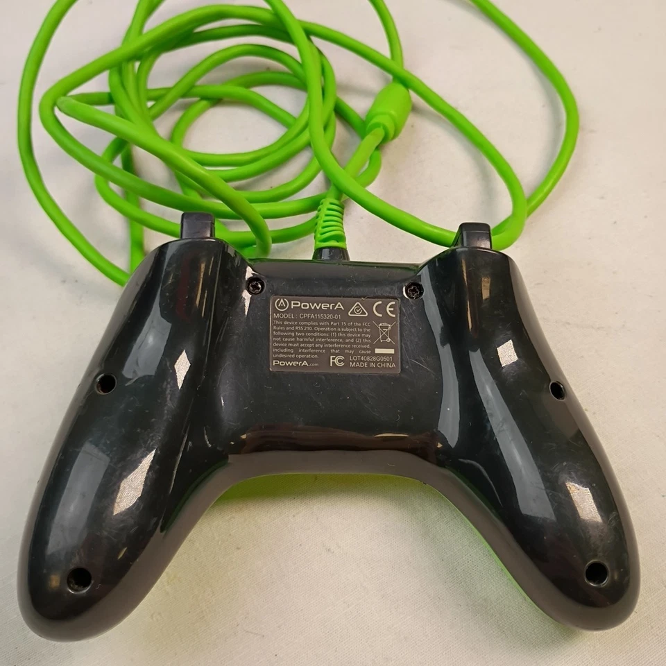 PowerA Microsoft Xbox One Wired Controller - Green (Untested) - Image 4 of 4