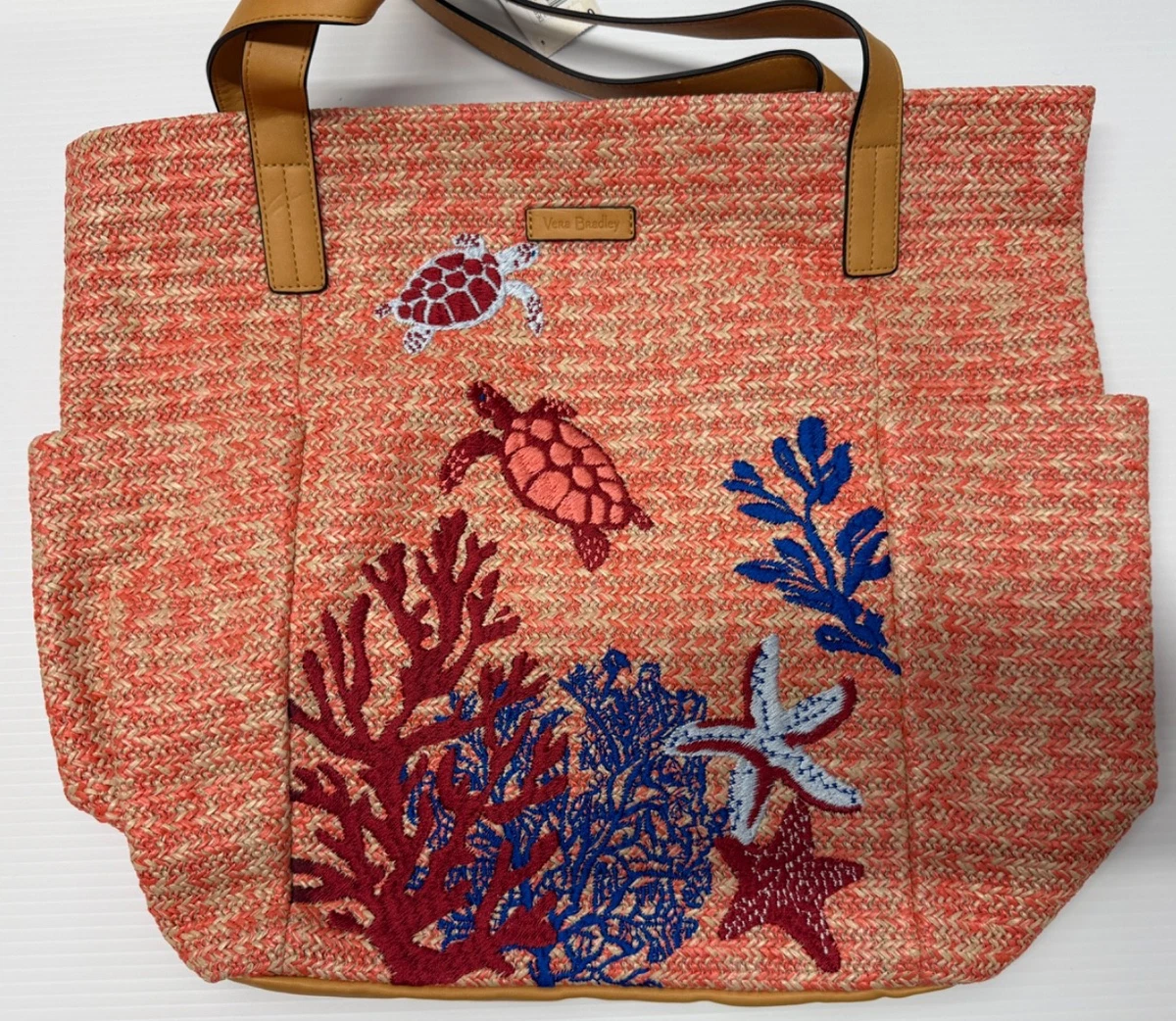 Vera Bradley Pink Straw Exterior Bags & Handbags for Women 