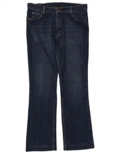 LEE Mens REED Bootcut Jeans W34 L31 Blue Cotton CK11