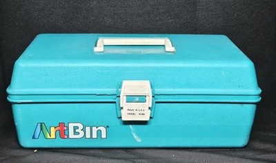 Vintage Art Bin Portable Art & Craft Organizer PA 8199 Made In USA 12'' x 6'' x 5''