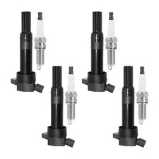 ITOM Ignition Coil Pack and Spark Plugs UF651 Compatible with Hyundai 2012-20...