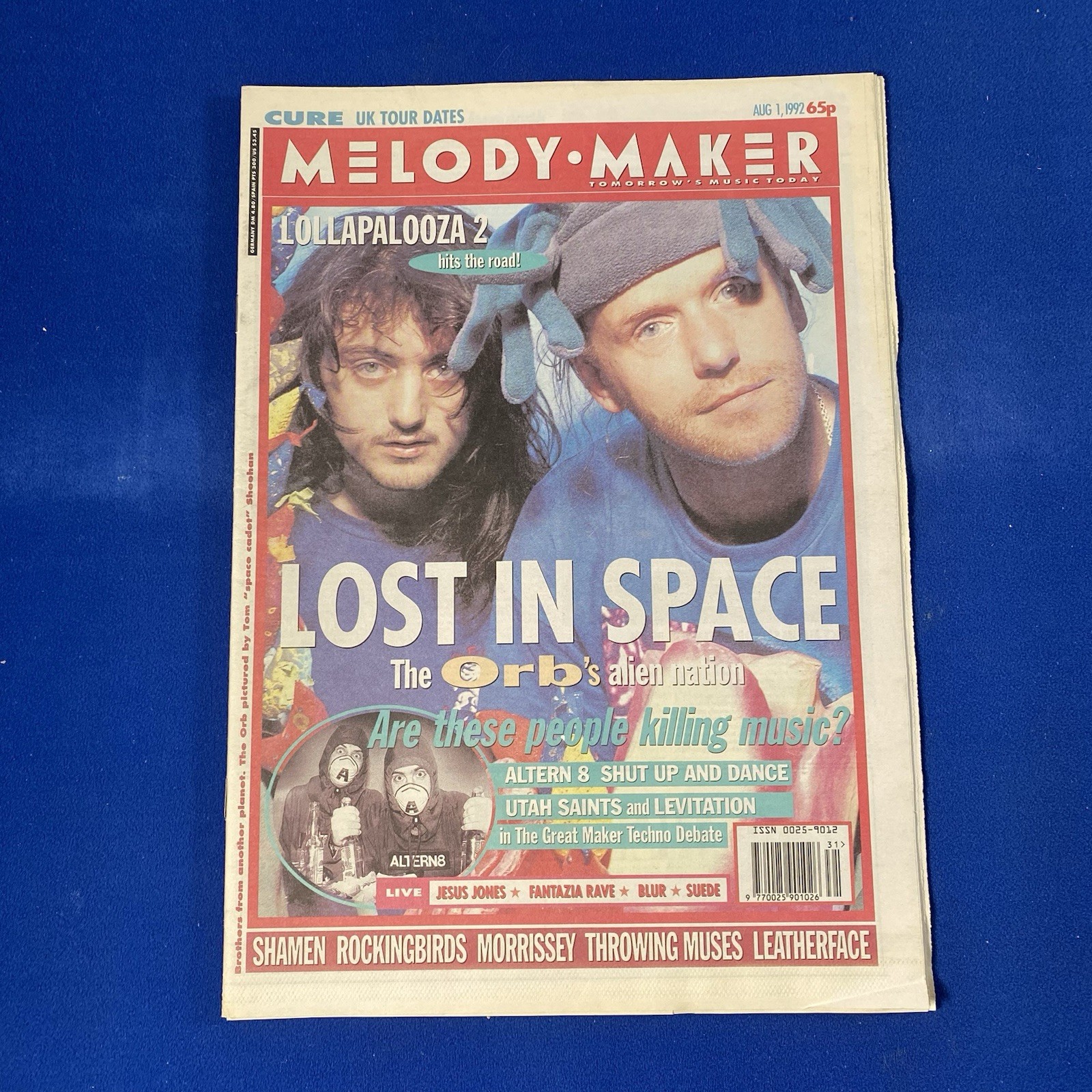 Melody Maker August 1, 1992 LOST IN SPACE The Orb’s alien nation