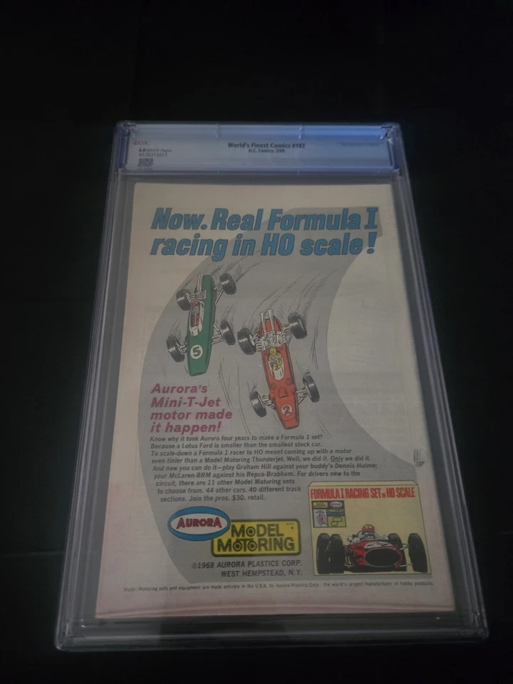 WORLD'S FINEST #182 Feb1968 -NEAL ADAMS CURT SWAN COVER CGC 6.0 - Image 2 of 2