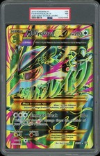 Pokémon Mega Rayquaza EX 98/98 2015 Shiny EX Box quasi nuovo PSA 7 Jumbo