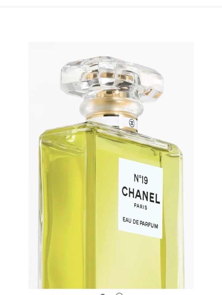 Chanel Nº 19 Eau De Parfum Spray 3.4 fl oz/100 ml RARO Leer Descripción Foto 2 de 3