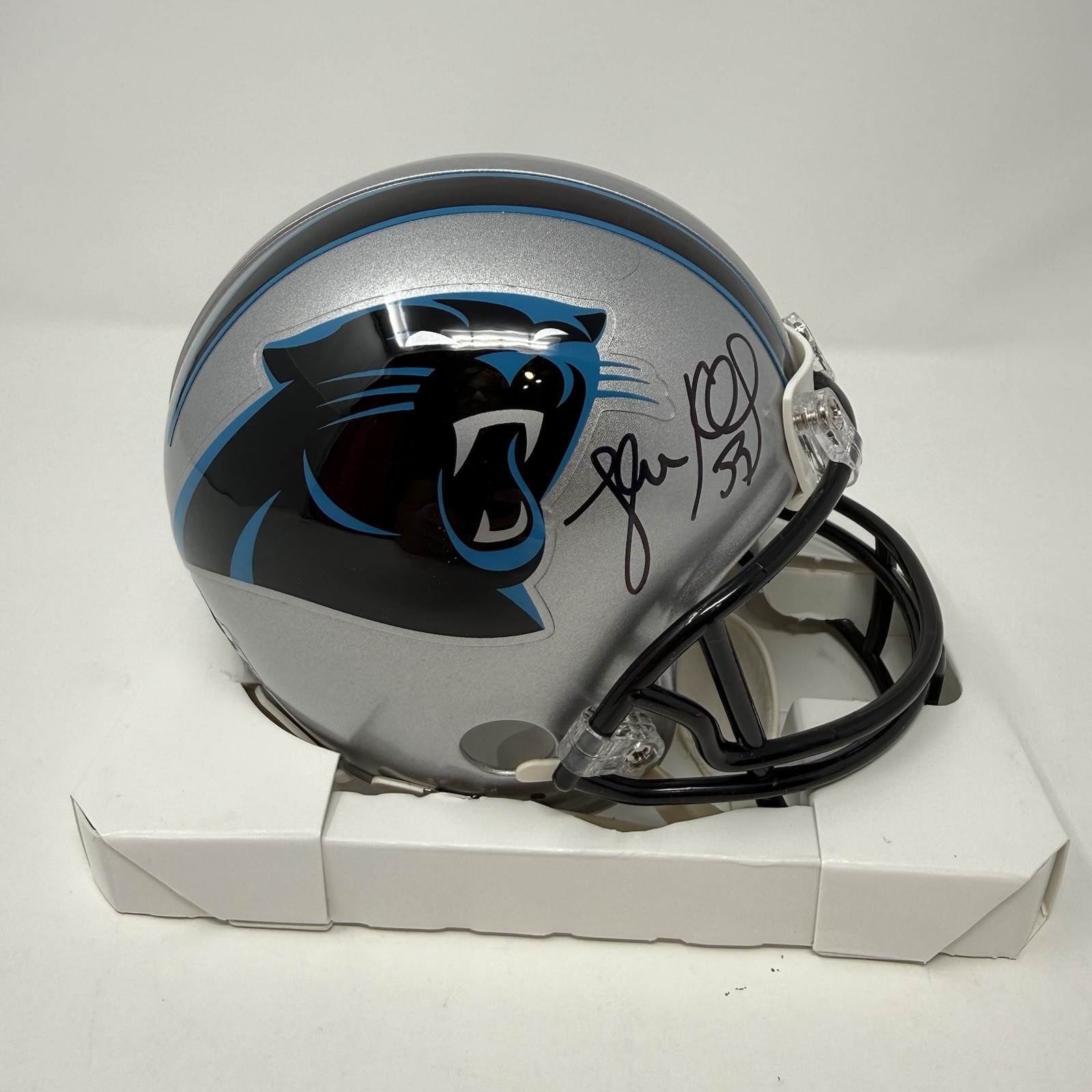 Luke Kuechly Autographed Signed Carolina Panthers Riddell Speed Mini Helmet AUTO - NFL - BAS 