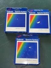 POLAROID Camera Spectra Instant Color Film 10 Photo FACTORY SEALED Expired 02/88