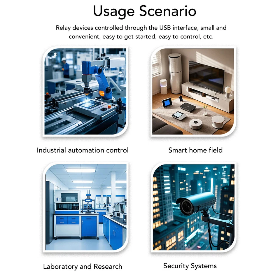USB TTL Control Relay Module Industrial Grade USB Relay For Computer - Image 3 of 4