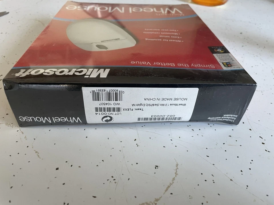 NEW Microsoft Wheel Mouse Sealed in Box - Image 4 of 4
