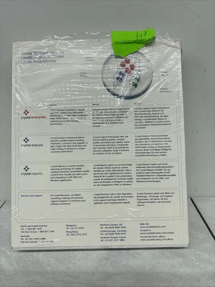 Crystal Reports 9 Professional Full Product For Windows ( Sealed Retail Box) - Image 2 of 4