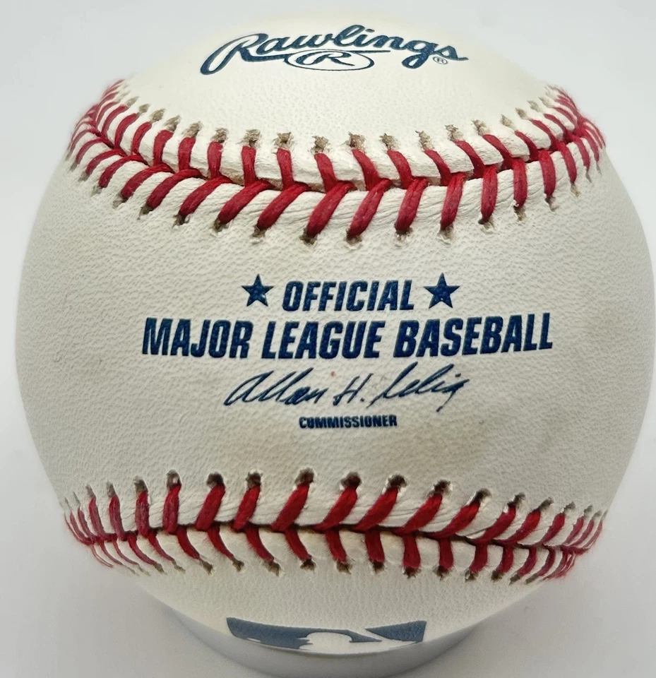 Giancarlo Stanton Firmado Rawlings Oficial Grandes Ligas Béisbol Autografiado Foto 4 de 4