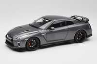 M83507 Nissan GT-R R35 Track Edition Nismo Gun Metallic Motorhelix 1:18