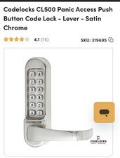 Codelocks CL500 Digital Code Mechanical Lock Digilock 