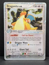 Dragonite ex 90/97 Dragon Holo Ultra Rare Pokemon TCG Nintendo e-reader HP