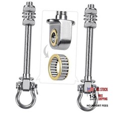 Heavy Duty Swing Hangers with Bearings - Set of 2 Stainless Steel 2 pack - 7"