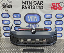 NEW FRONT BUMPER FOR VW GOLF MK 8 GTI GTD WITH LOWER GUARD AND GRILL LED GRILL