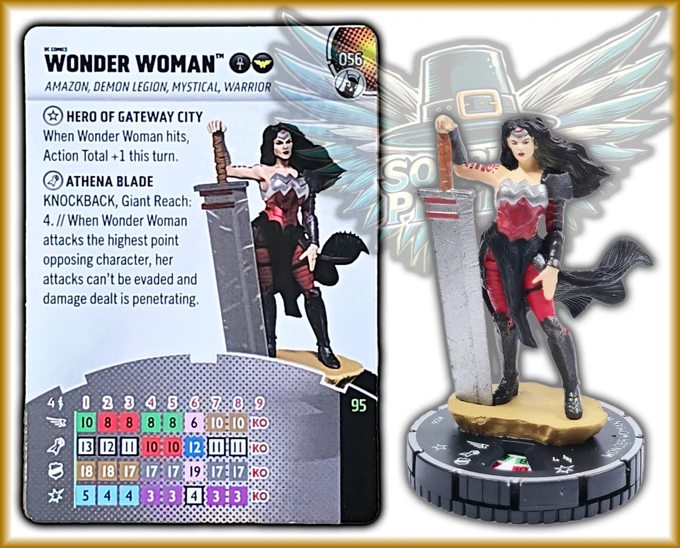 DC Heroclix WONDER WOMAN - 056 - CHASE Fight For Gotham City Set - Image 1 of 1