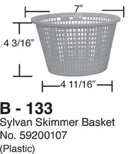 Replacement Anthony Sylvan Swimming Pool Skimmer Basket B133 B-133 59200107  
