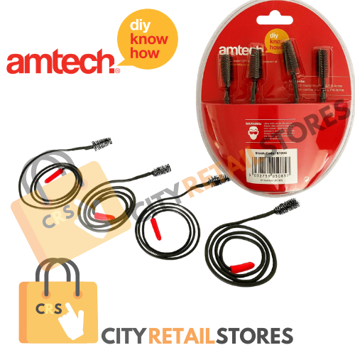 4pc Drain Unblocker Flexible Cleaner Hair Clog Remover Tool Sink Plug