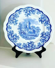 SPODE Blue Room Collection “RUINS“ Castle Dinner Plate