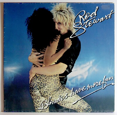 ROD STEWART ''Blondes have more fun'' Vinyl LP (1978) Gatefold  [VG+ /E X] cleaned