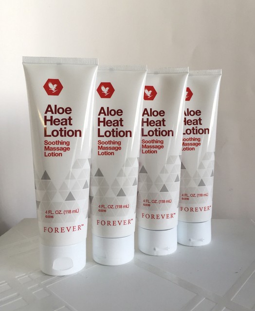 4 tubes Forever Living Aloe Heat Lotion 4 fl.oz (118 ml) ea. eBay