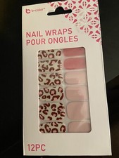 envolturas uñas leopardo rosa