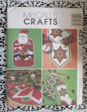 McCall's Crafts 4273 Felt Christmas Sewing Pattern NEW