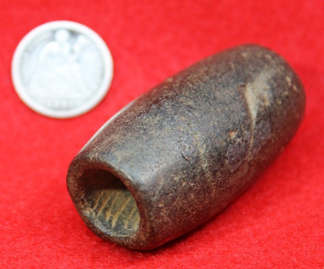 A Great "Tube Type Bannerstone" Authentic Prehistoric Stone Artifact eBay