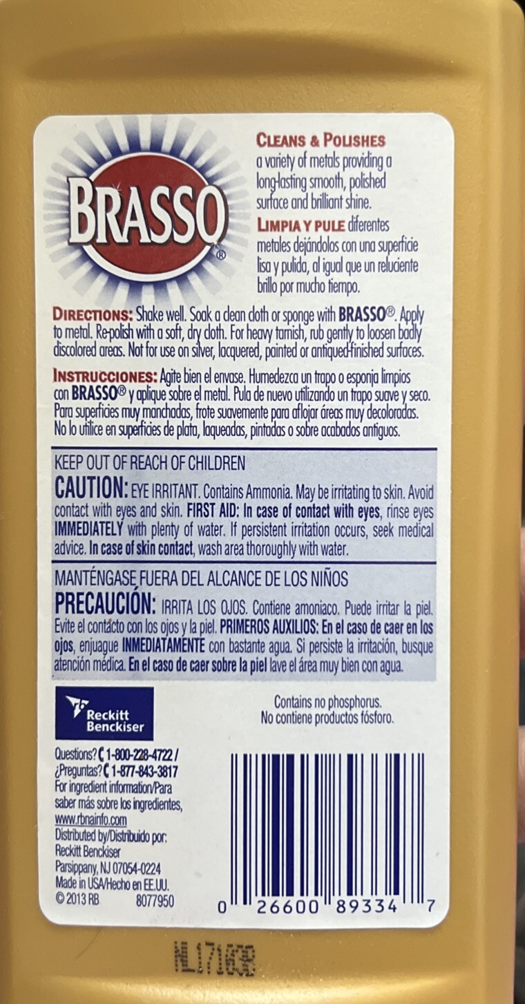 Wholesale Priced - Brasso 26600-89334 Polish - 8oz