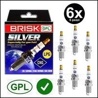 Kerzen Von ZüNdung Gas LPG Methan 6 LR15YS Brisk Toyota Cressida II (X6)