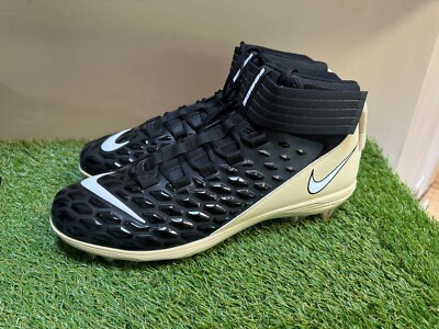 Nike Force Savage Pro 2 Football Cleats Team Issue Black Gold Mens 16 BV3969-013