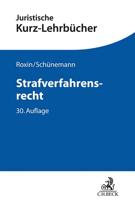 Thumbnail - Claus Roxin; Bernd Schünemann; Eduard Kern / Strafverfahrensrecht