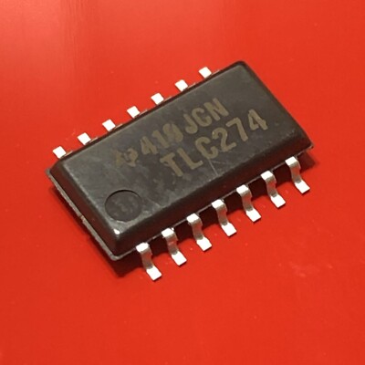 TLC274C (1PCS] Texas LinCMOS Precision Quad Operational Amplifier SMD IC SO-14