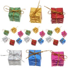 Miniature Christmas Ornaments Tree Hanging Decorations of The Lid