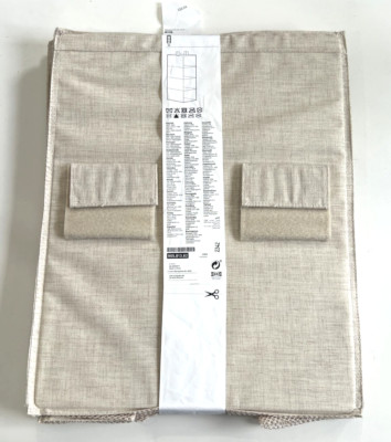 Ikea RAGODLING Hanging storage w 4 compartments, textile/beige, 14 ¼x17 ¾x36 ¼ ''