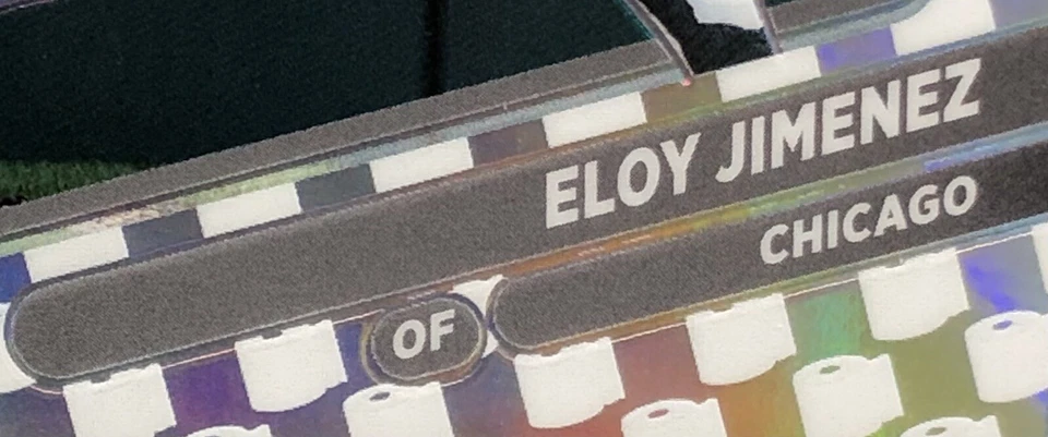 Papel higiénico Optic Eloy Jiminez 2021 crisis Prizm SSP ESTUCHE HIT No. 158 🧻 Foto 4 de 4